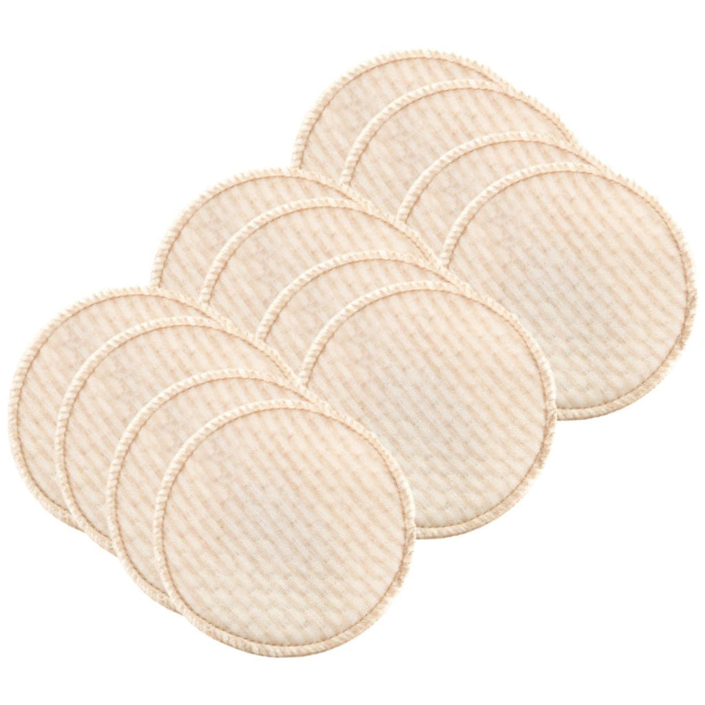 SHOWERORO 12pcs Nursing Pad Organic Breastfeeding Essentials Spill Prevention Breast Pad for Breastfeeding Breast Feeding Breastfeeding Milk Pad Cushions Postpartum Cotton Supplies