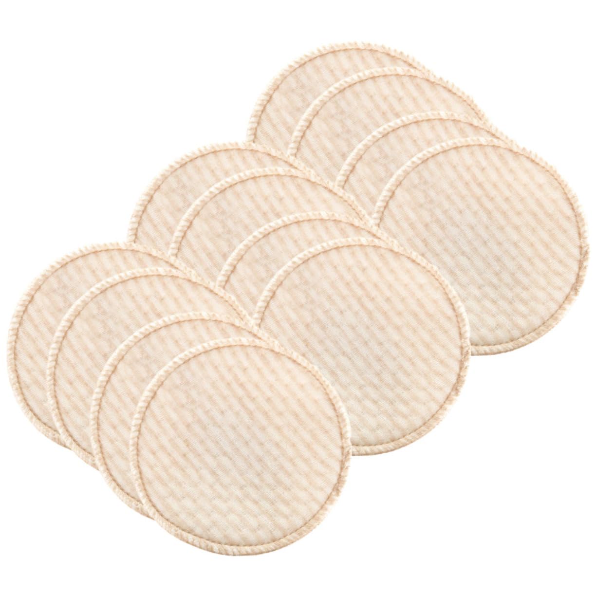 SHOWERORO 12pcs Nursing Pad Organic Breastfeeding Essentials Spill Prevention Breast Pad for Breastfeeding Breast Feeding Breastfeeding Milk Pad Cushions Postpartum Cotton Supplies