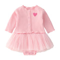 Baby Clothing Set: Triangle Vest and Cardigan
