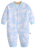 Unisex Baby Bodysuits Long-Sleeve One-Pieces 100% Organic Cotton Romper Jumpsuit 9-12 Months Polar Bear