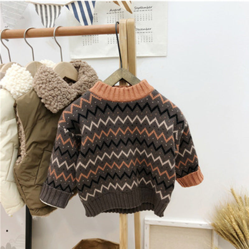 Korean Childrens Clothing - Unisex Baby Sweater