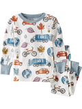 little planet by carters unisex-baby Baby and Toddler 2-piece Pajamas made with Organic Cotton Sustainability Print 18 Months